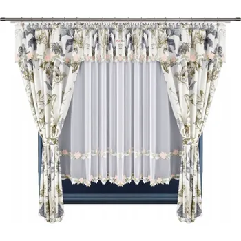 Záclona BytoTex Hotová záclona se závěsem Delena II, 400x160 cm