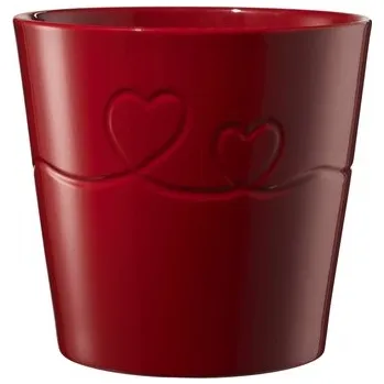 Květináč Keramický květináč Endless Love 13 cm vínový