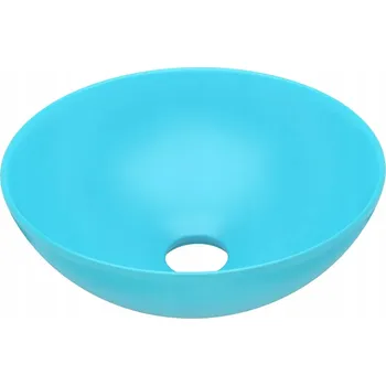 Světle zelené kulaté umyvadlo na desku 280 x 100 mm, keramické