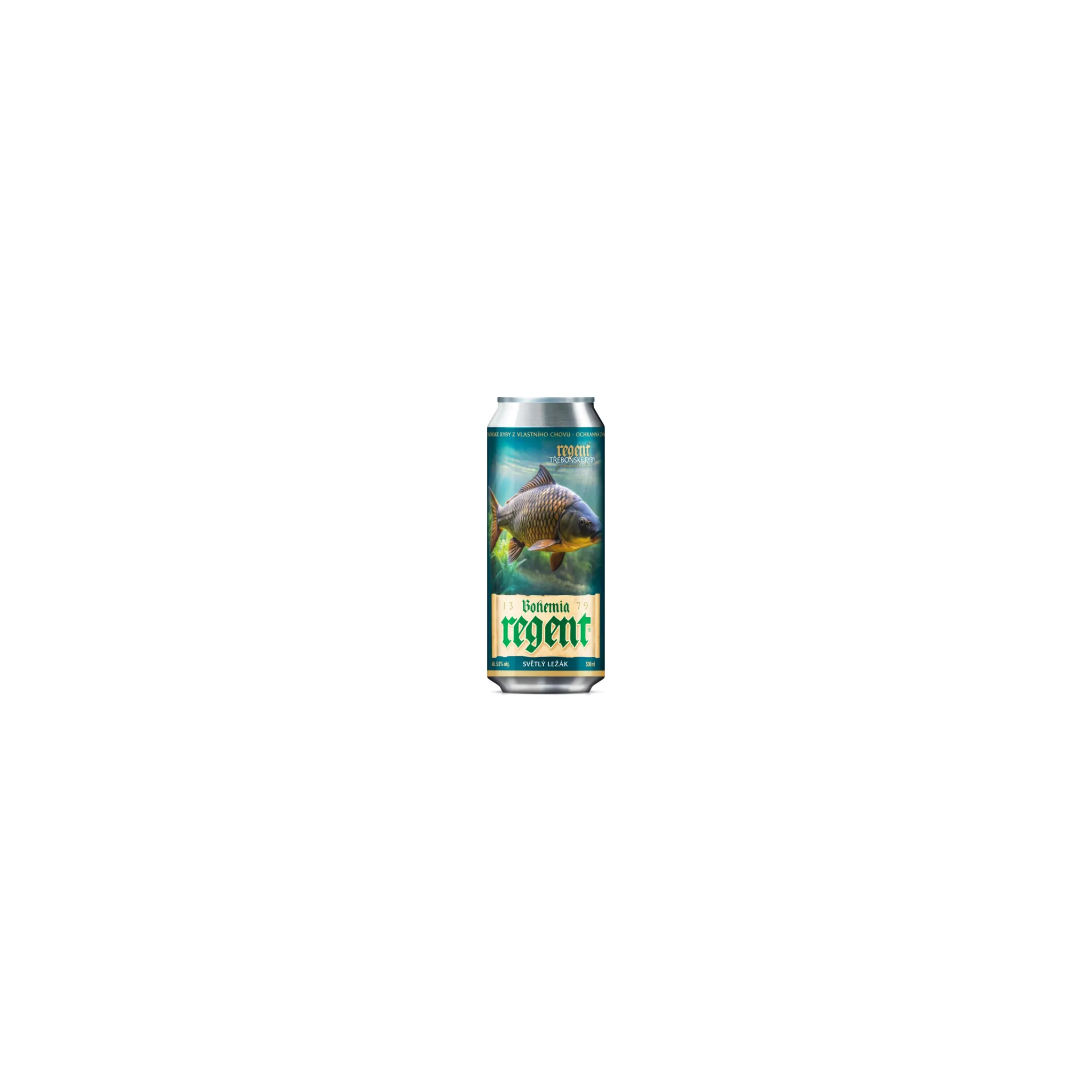 Fotografie 6 - Pivo Pivovar Regent Vodní říše Třeboň mix motivů 12° 6x 0,5 l plech