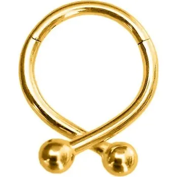 Piercing Elegantní kroužek do nosu | šperk do nosu - Styl4Gold , 16G 1,2x8mm