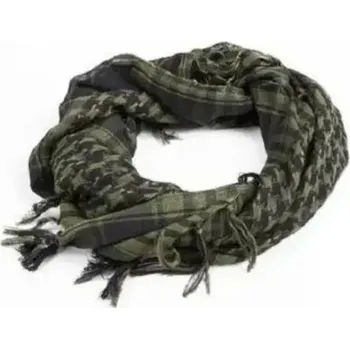 Šála Stylový arabský šátek s třásněmi | šála - Zelený