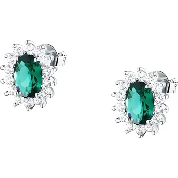 Náušnice Luxusní stříbrné pecky s kubickými zirkony Tesori SAIW286 Morellato