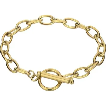 Náramek Pozlacený řetízkový náramek Raegan Gold Bracelet MCB23064G Marc Malone