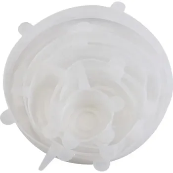 Dóza na potraviny Sada silikonových víček na potraviny 6 ks | kuchyňský kryt - A