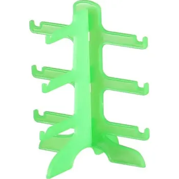 Pouzdro na brýle Stylový organizér na brýle s více úrovněmi | stojan na brýle, držák na brýle - 3vrstvá zelená