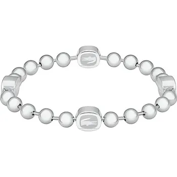 Šperk Korálkový náramek z oceli 2040408 Lacoste