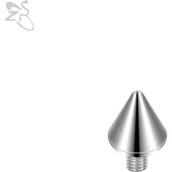 Piercing Barevný titanový dermální piercing s krystalem | tělový šperk - M-3MM