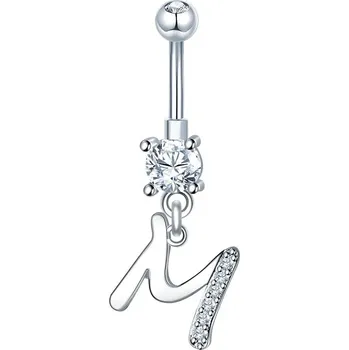 Piercing Piercing do pupíku s kamínkem | šperk - Styl 19 , 1PC