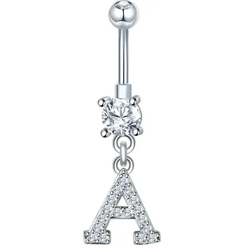 Piercing Piercing do pupíku s kamínkem | šperk - Styl 17 , 5PCS