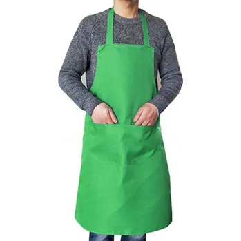 Kuchyňská zástěra Odolná kuchyňská zástěra s kapsami | kuchyňské doplňky - Zelený