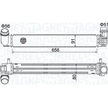 Chladič motoru Chladič turba MAGNETI MARELLI 351319204730