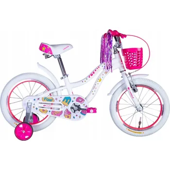 Dětské kolo Dětské kolo Hurtex C-REAM, 16" kola, bílé