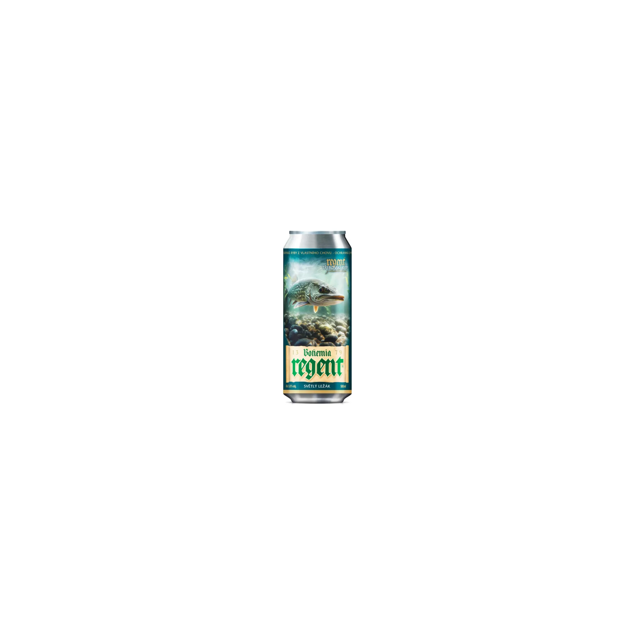 Fotografie 5 - Pivo Pivovar Regent Vodní říše Třeboň mix motivů 12° 6x 0,5 l plech