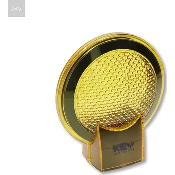 Pohon brány LUMY-24 maják se zabudovanou anténou, Key Automation - signalizační lampa 24V, žárovka 25W