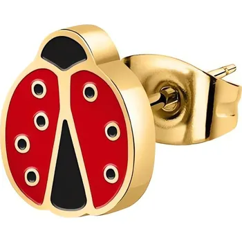 Náušnice Krásná pozlacená single náušnice Beruška LPS02AQM59 La Petite Story