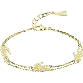 Náramek Dvojitý pozlacený náramek pro ženy 2040470 Lacoste