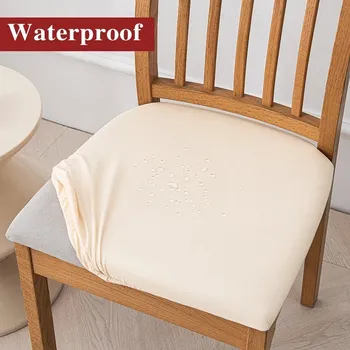 Potah na židli Voděodolný elastický potah na židli | bytový textil - Slonovinová , 1 kus