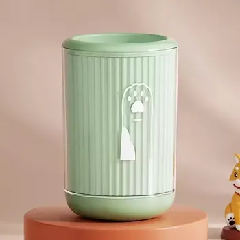 Kosmetika pro psa Mycí kelímek na psí tlapky – Rychlé a snadné čištění tlapek - Zelená , M