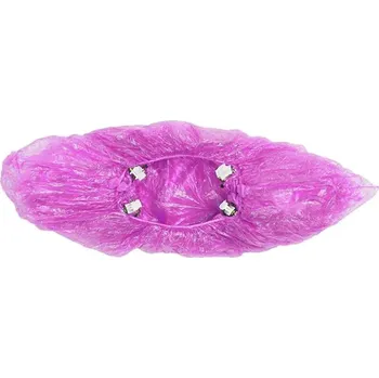 100 ks Ochranné jednorázové návleky na obuv | bariéra na obuv - Růžový