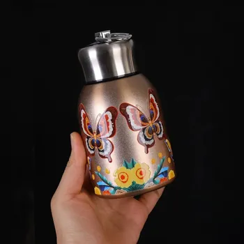 Termohrnek Stylový nerezový termohrnek 300ml | cestovní nádobí - Y11 , 300ml