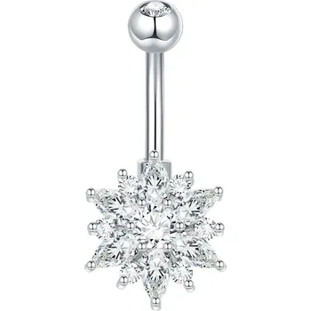 Piercing Piercing do pupíku s kamínkem | šperk - Styl 3 , 5PCS