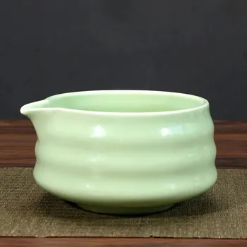Keramická miska na matcha čaj | miska na polévku - Světle zelená mísa