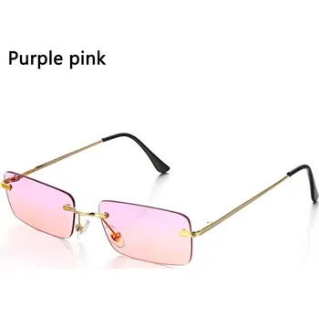 Sluneční brýle Stylové dámské sluneční brýle s luxusním designem | módní doplněk - Fialová růžová