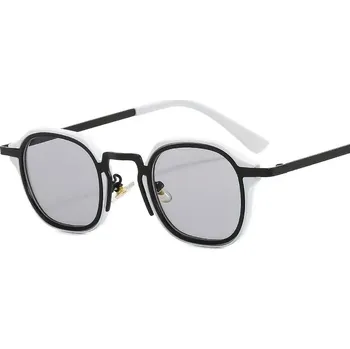 Sluneční brýle Stylové kovové sluneční brýle Y2K | ochrana zraku - C6