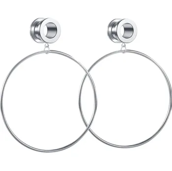 Piercing Tunely z chirurgické oceli s přívěskem 10mm | plugy do ucha 2 ks - N06 , 6mm