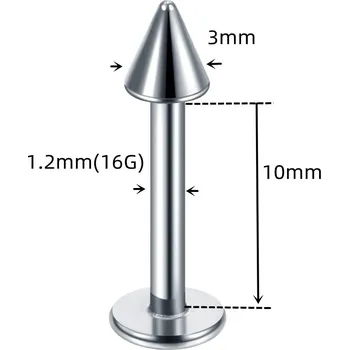 Piercing Ocelový septum kroužek clicker | piercing šperk - 12 , stříbrná barva