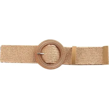 Opasek Letní boho pletený pásek do pasu | dámský opasek, módní doplněk - Velbloudí styl 1