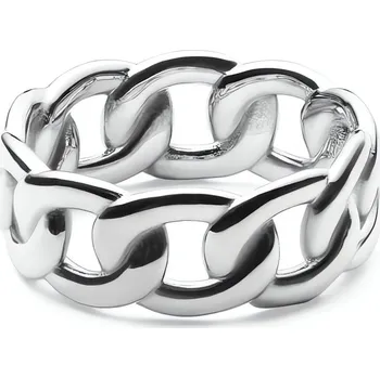 Prsten Elegantní ocelový prsten Chunky Chain DW0040084 Daniel Wellington / Obvod: 60 mm - 60 mm
