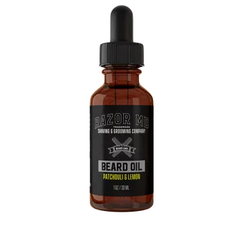 Péče o vousy Razor MD Patchouli & Lemon olej na vousy 30 ml