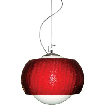 ACA Lighting závěsné svítidlo 1D červená BIG W15261LR