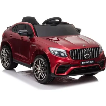 Dětské elektrovozidlo Autíčko na baterie Mercedes GLC 63S QLS-5688 červený lak 4x4