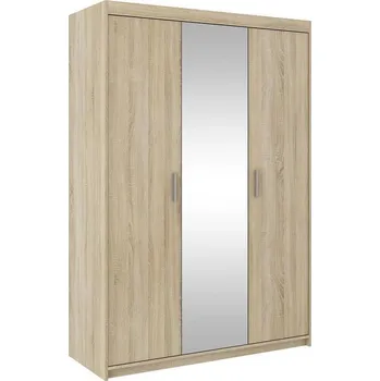 Falco Šatní skříň Enja 3D se zrcadlem, dub sonoma