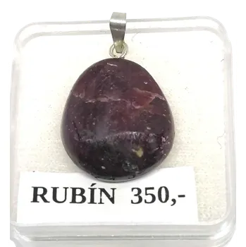 Přívěsek Rubínový přívěsek větší 6,8 g