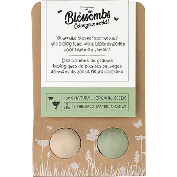 Blossombs Semínkové bomby - Drobný dáreček (2 ks) - originální a praktický dárek v jednom