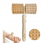 Akito Dvojitý dřevěný masážní válec s…