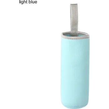 Láhev Praktický neoprenový obal na sportovní láhev 550 ml | pouzdro - Světle modrá