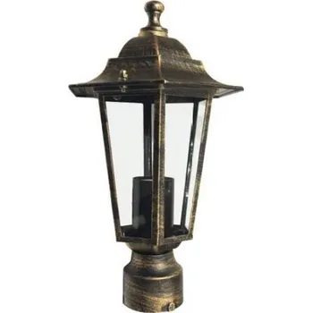 Venkovní osvětlení ACA Lighting Venkovní lucerna HI6024GB max. 60W/E27/IP45, Gold-black