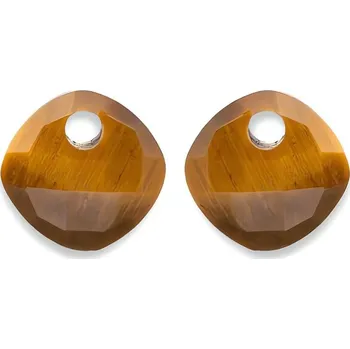 Náušnice Přívěsky na náušnice z tygřího oka EAGEM09-CC Sparkling