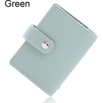 Peněženka Stylová RFID dámská peněženka s 26 přihrádkami | pouzdro na karty - Zelený
