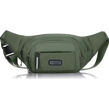Outdoorové zavazadlo Praktická pánská voděodolná ledvinka | sportovní taška - Zelený