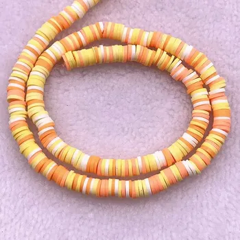 Korálek Plochý polymerový korálek 6mm handmade disk | šperky - 03