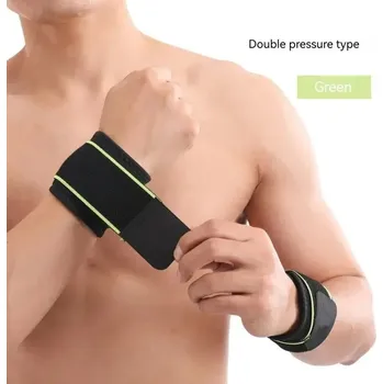 Stylová sportovní bandáž zápěstí | chránič zápěstí - Jedna zelená