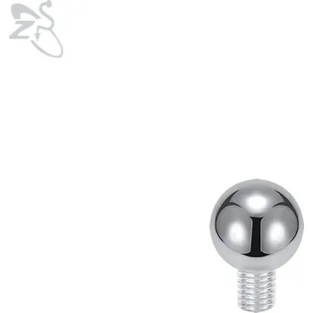 Piercing Barevný titanový dermální piercing s krystalem | tělový šperk - A-2,5 mm