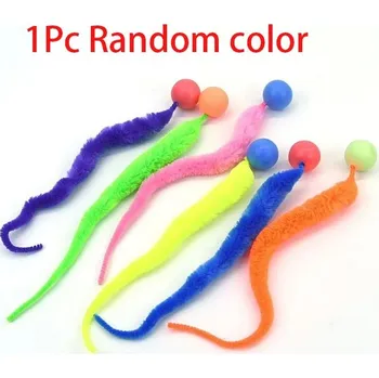 Hračka pro kočku Barevný skákací míček pro kočky - náhodná barva | interaktivní hračka, kočičí doplněk - B 1ks Náhodná barva