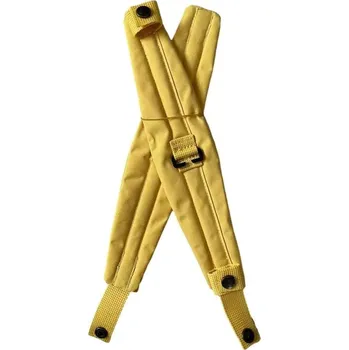 turistický batoh 2 ks Nylonový popruh na batoh s polstrováním | doplněk batohu - žluť